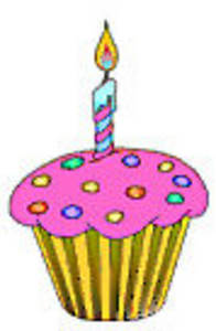 1st Birthday Cupcake Clip Art - Free Clipart Images