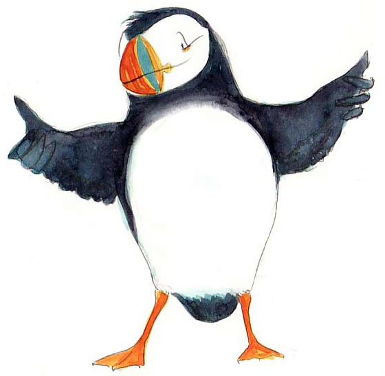 Lewis the puffin | Lynne Rickards author