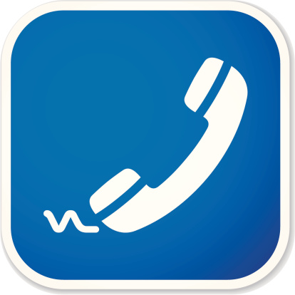 Telephone Sign Clip Art, Vector Images & Illustrations