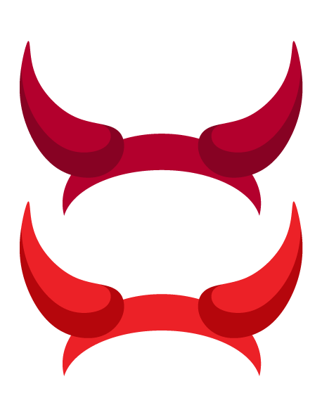 Devil Horns Photo Booth Prop