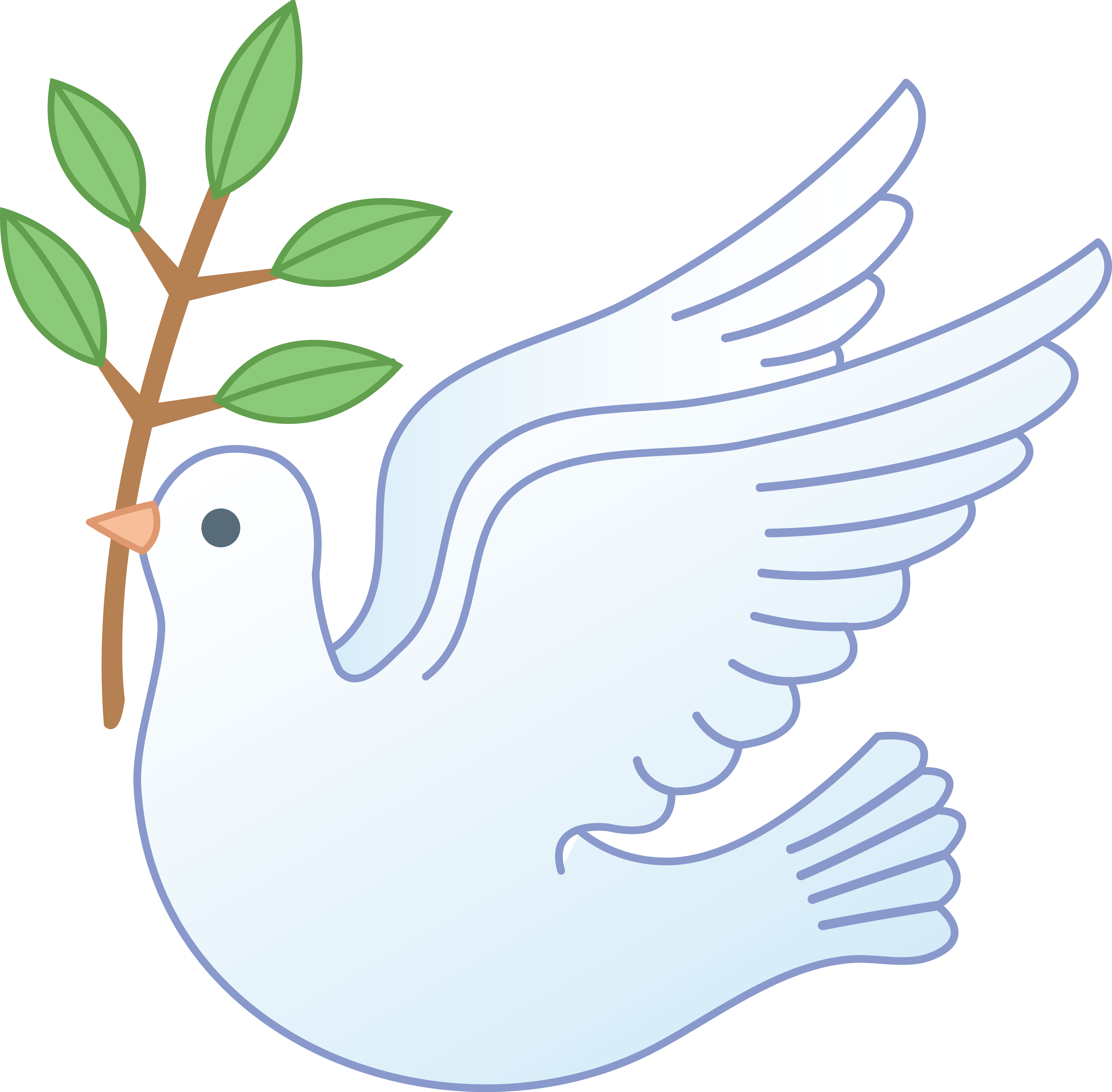 Picture Of Dove With Olive Branch | Free Download Clip Art | Free ...