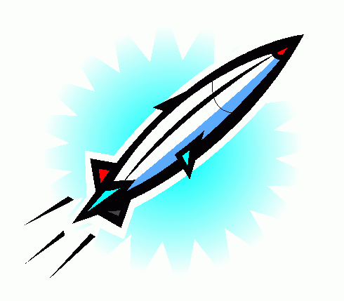 Cartoon Rocket Clipart