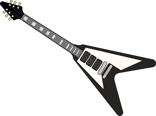 Rockstar guitar clipart