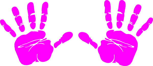 Best Photos of Pink Handprint Clip Art - Pink Hand Print Clip Art ...