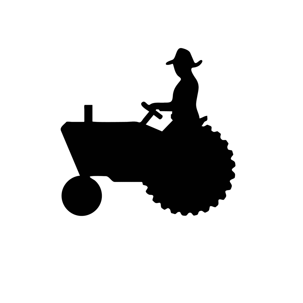 Farm silhouette clip art