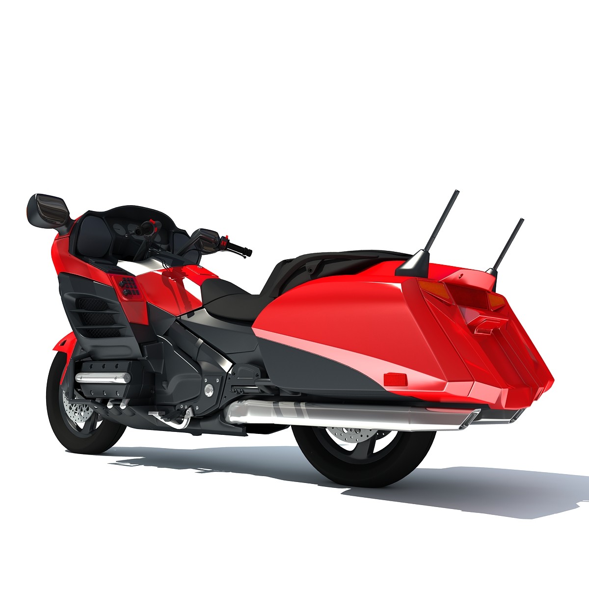 2014 Honda Goldwing Motorcycle 3D Model