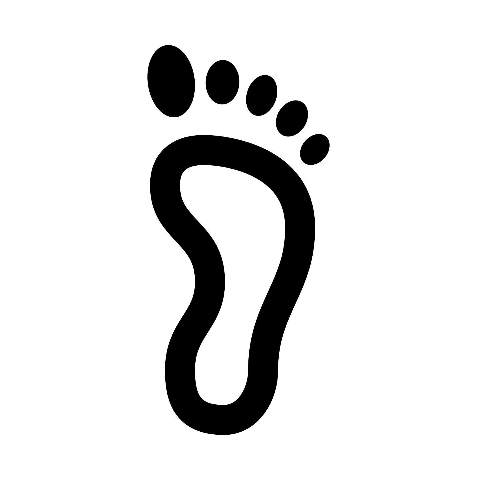 Right Footprint Icon - Free Download at Icons8