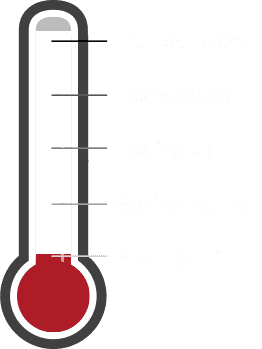 Fundraiser thermometer clip art