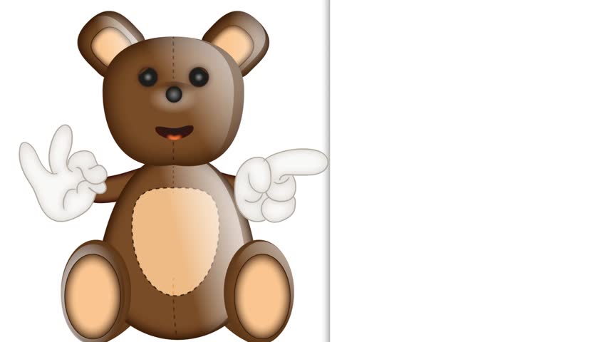 Animation Of A Sad Sepia Toned Toy Bear With A Weak Heart Beat ...