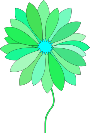 Green Flower Cartoon - ClipArt Best