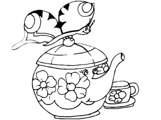 Teapot Coloring Page Printable. teapot coloring page color page ...