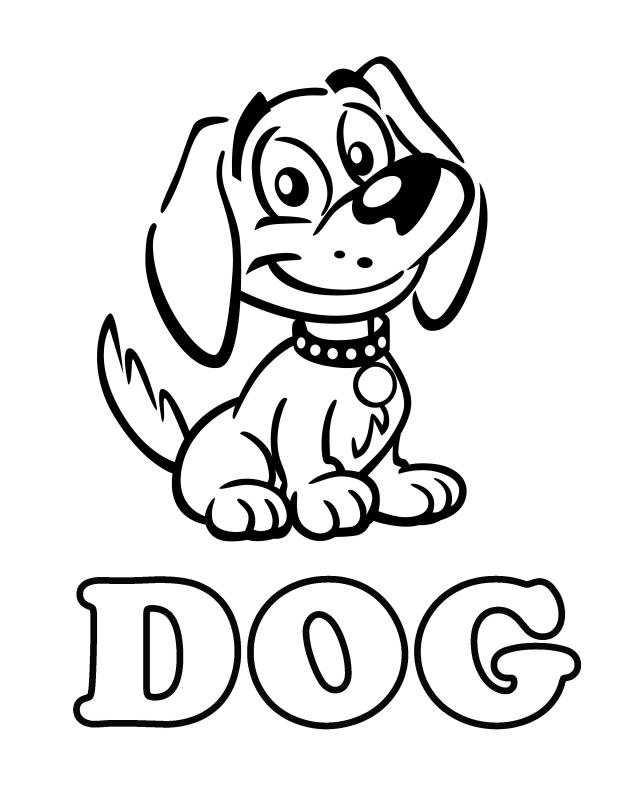 Dog Template For Colouring - ClipArt Best