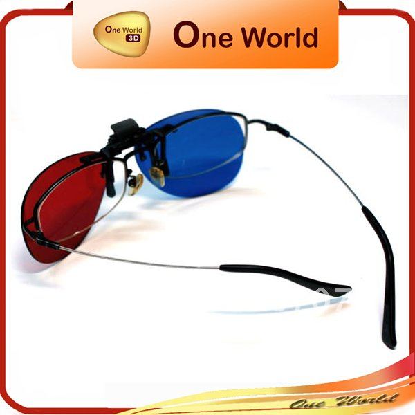 clip on 3d glasses clips 3d glasses clip on glass 3d red cyan ...