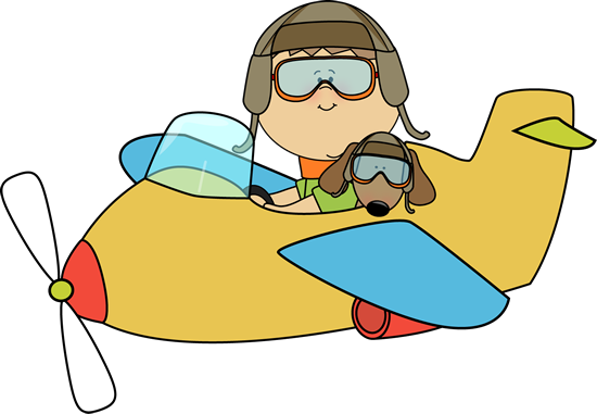 Clipart boy flying plane - ClipartFox