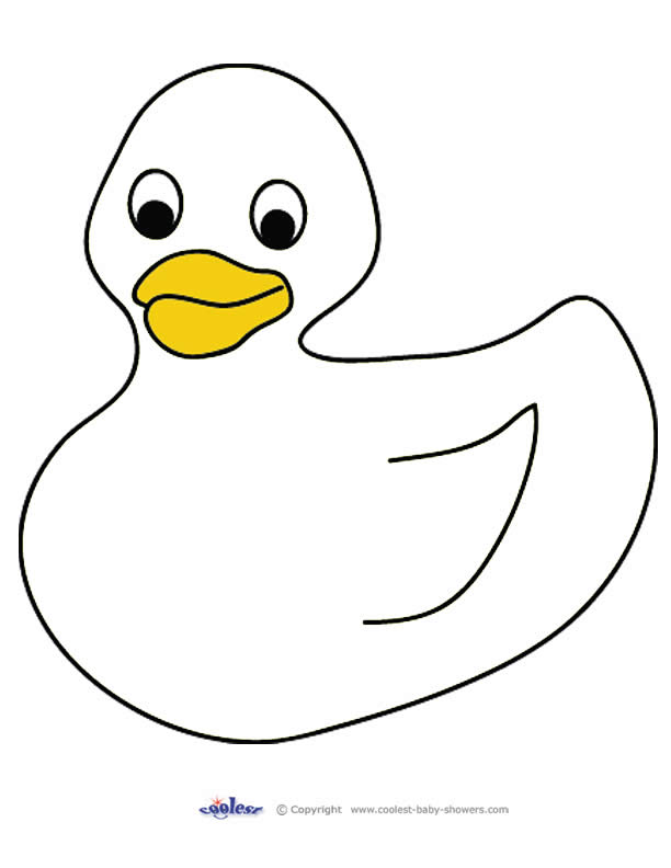 Best Photos of Baby Duck Outline - Duck Outline Clip Art, Rubber ...