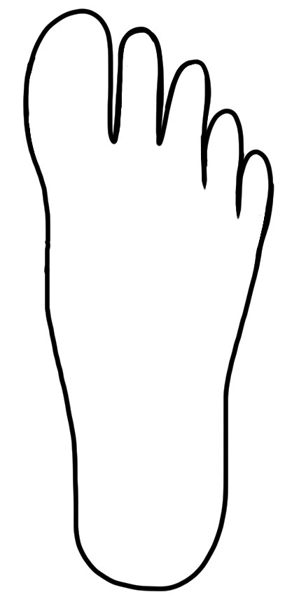 Best Photos of Foot Outline Clip Art - Outline Baby Footprints ...