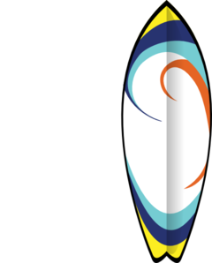 Surf Board Clip Art - vector clip art online, royalty ...