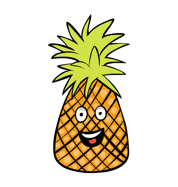 Clip Art Pineapple - Tumundografico