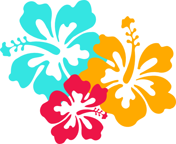 Hawaiian hibiscus clipart