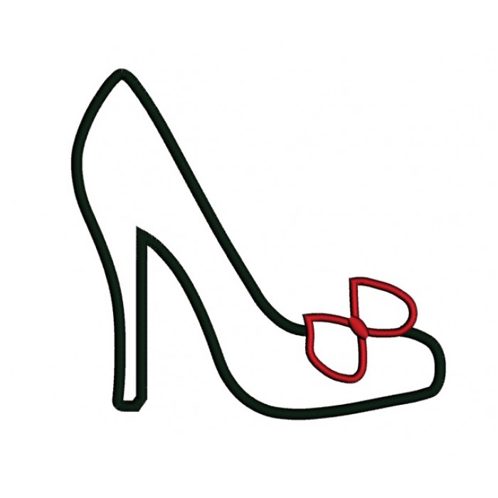 High Heel Shoe Template ClipArt Best