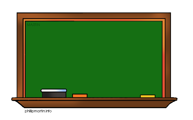 Black Chalkboard Clipart