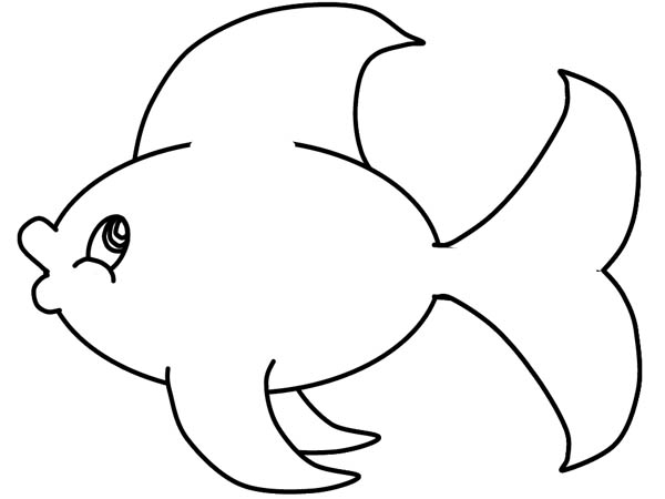 Black Outline Of A Fish | Free Download Clip Art | Free Clip Art ...