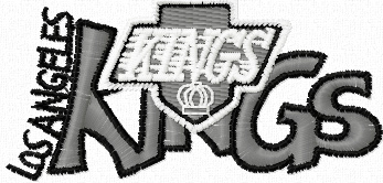 Los Angeles Kings Logo Free embroidery design for sport uniform