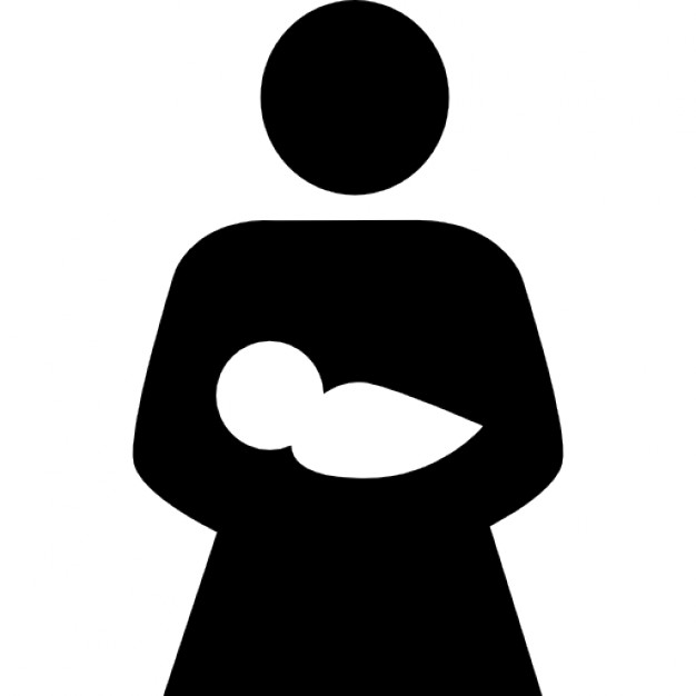 Mother with baby in arms Icons | Free Download