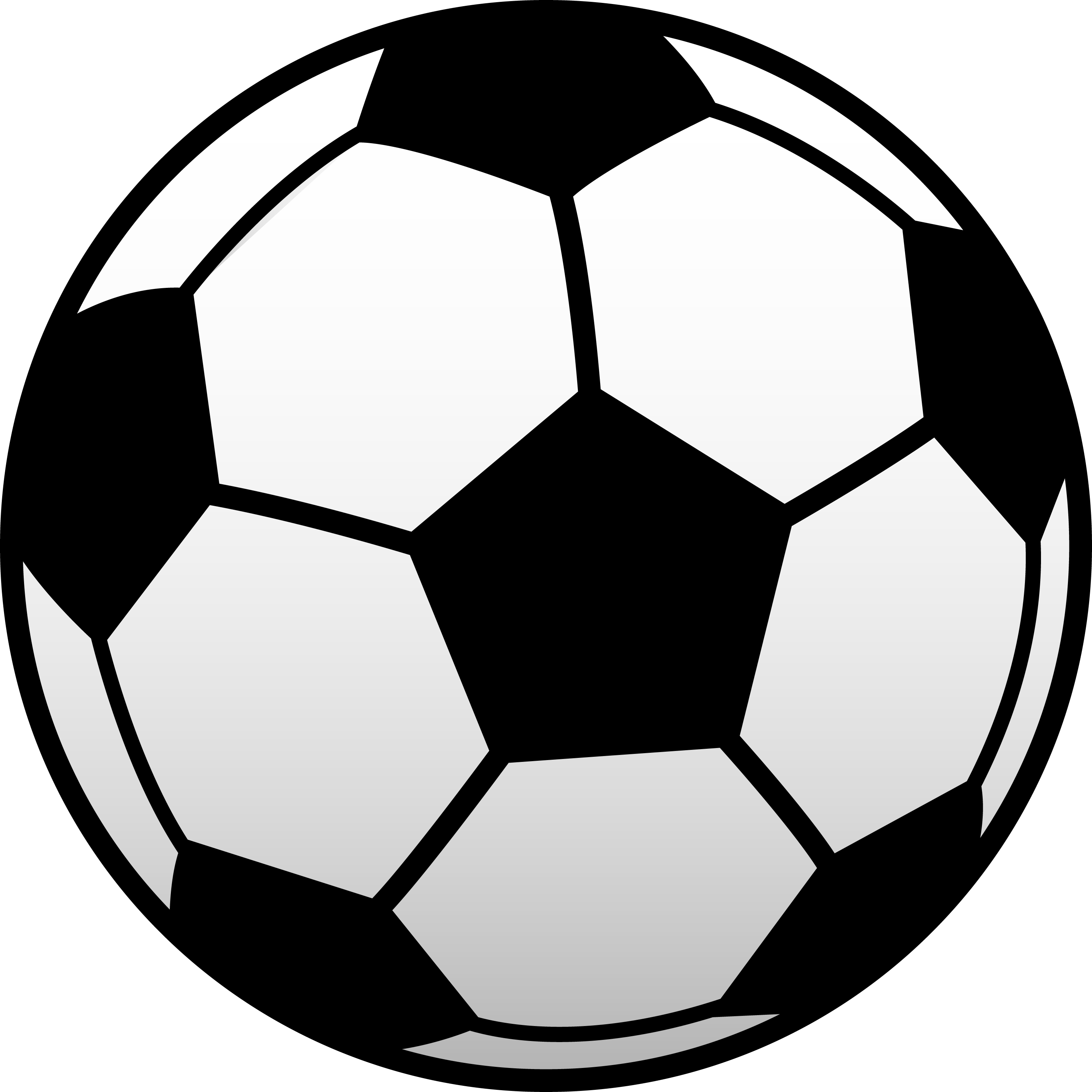 Soccer ball clipart vector free