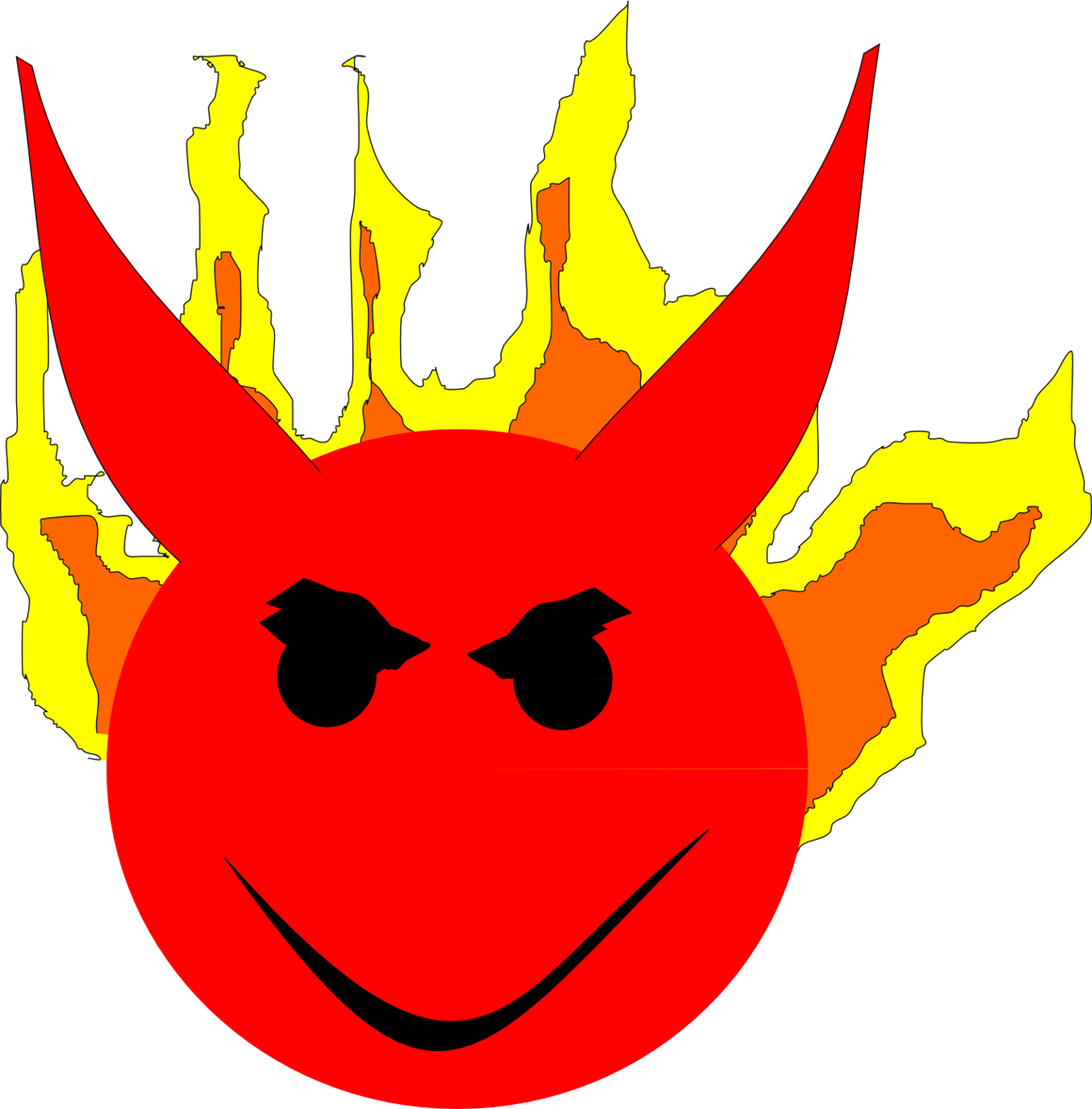 Smiley Devil Clipart - Free to use Clip Art Resource