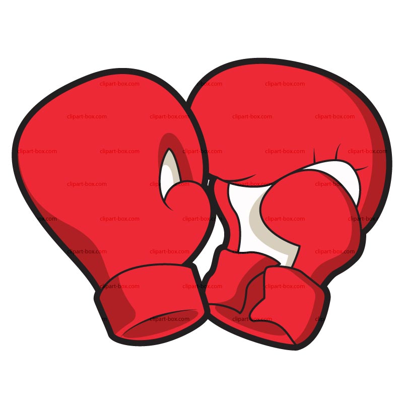 Cartoon boxing gloves clipart