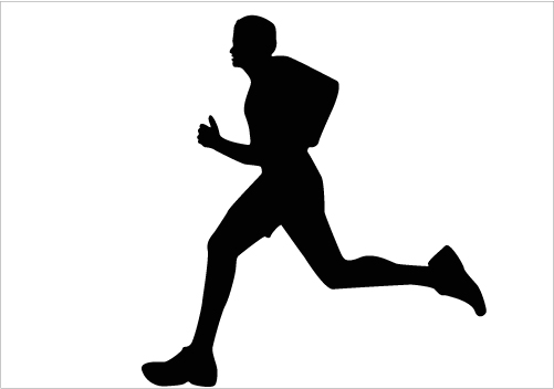 Silhouette Running Man - ClipArt Best