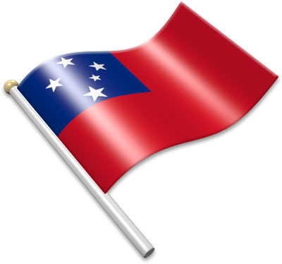 Flag Icons of Samoa | 3D Flags - Animated waving flags of the ...