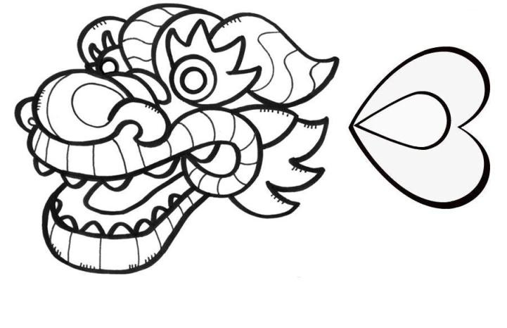 Coloring Pages Draw A Dragon Head - Pipress.net