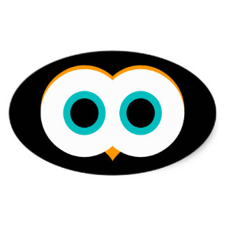Cartoon Owl Eyes Craft Supplies | Zazzle