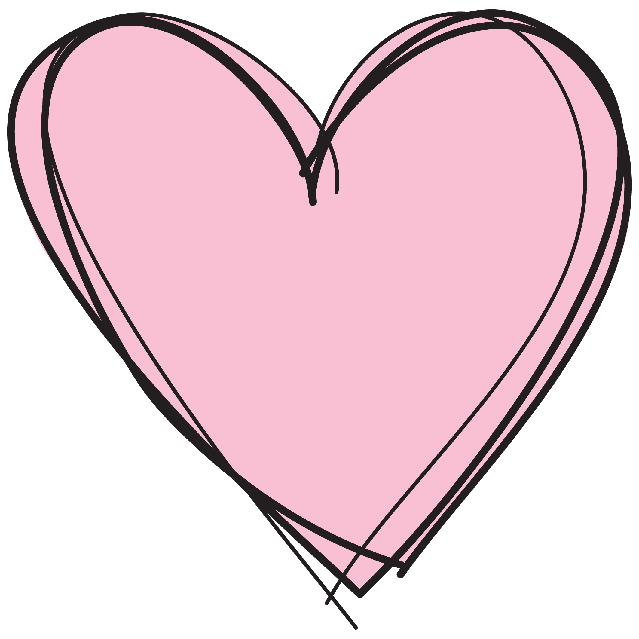 Real Heart Drawing - Free Clipart Images