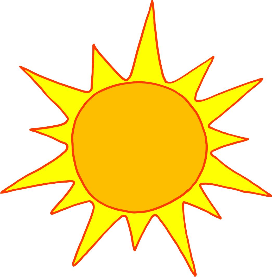 Hot Sun Clipart