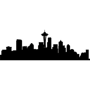 Seattle skyline free clipart
