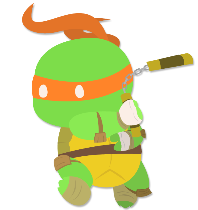 TMNT - Mikey by Robo-Shark