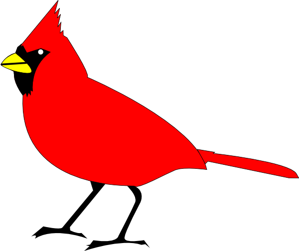 Cardinal Bird Clip Art - vector clip art online ...