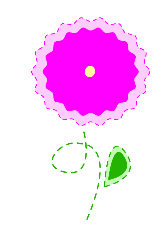 Clip Art: easter flower 1 plant Easter scallywag ...