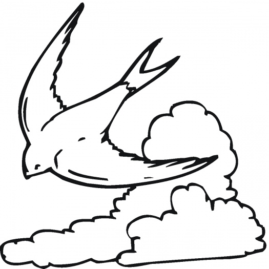 Cloud Coloring Sheet - ClipArt Best