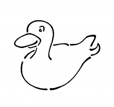 Rubber Duck coloring page | Super Coloring