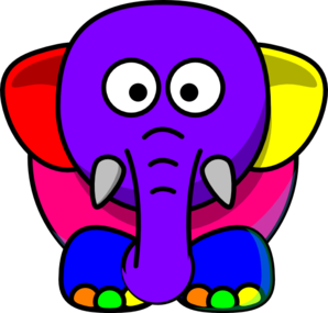 Cartoon Elephant clip art - vector clip art online, royalty free ...