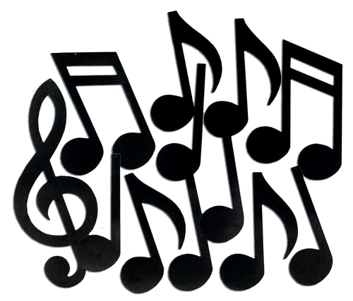 Musical Notes Silhouettes - Pack of 12 £5.96Party Explosion