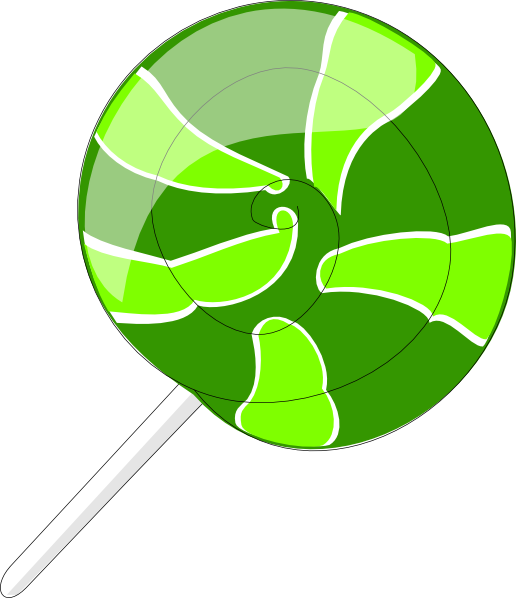 Green Lollipop clip art - vector clip art online, royalty free ...