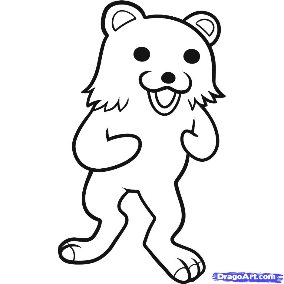 Step 6. How To Draw Pedobear, Pedobear - Clipart Best - Clipart Best