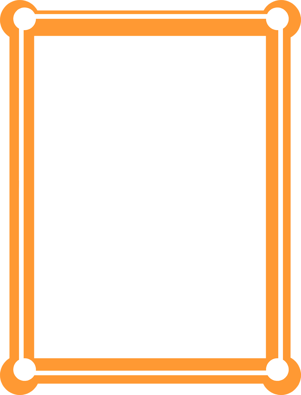 Orange Border Clip Art Clipart Best