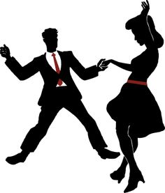 Swing dance clipart