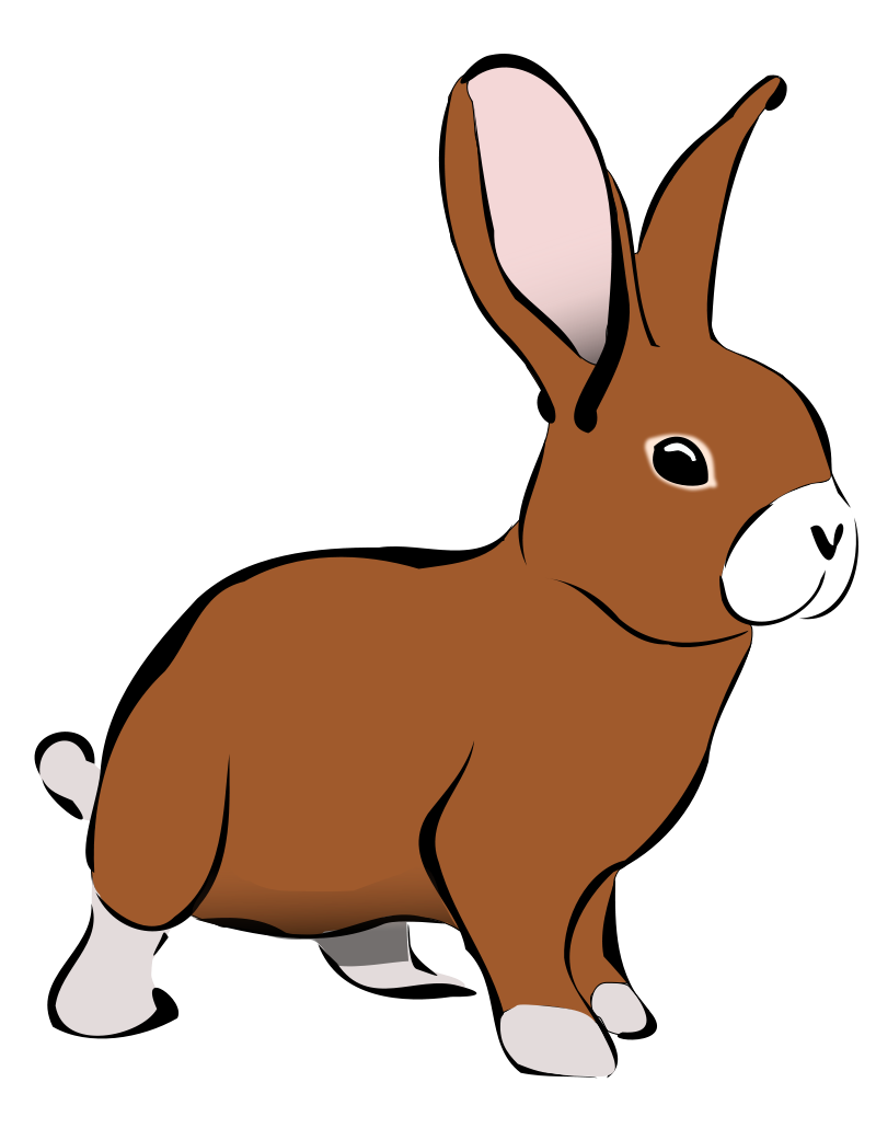 Moving bunny clip art cartoon bunny rabbits clip art images ...